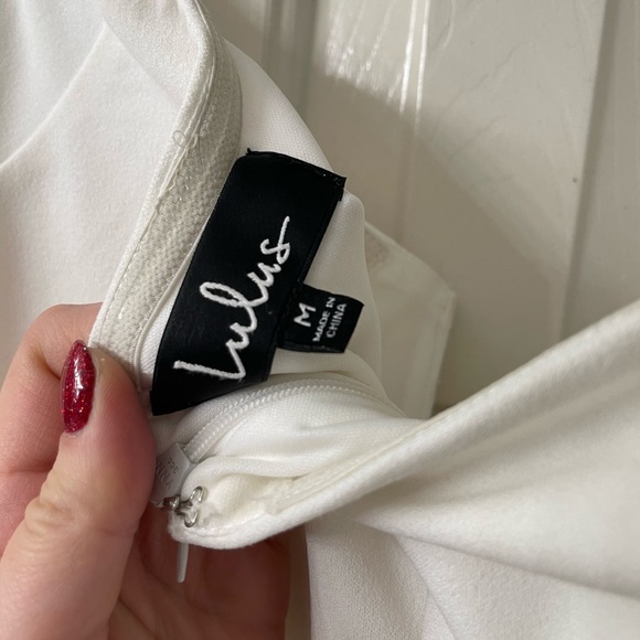 Lulu’s Off Shoulder Wedding Dress - Picture 4 of 4